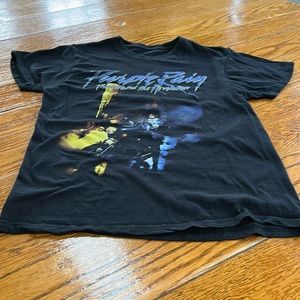 Prince Purple Rain short sleeve tee. Unisex style. Small.